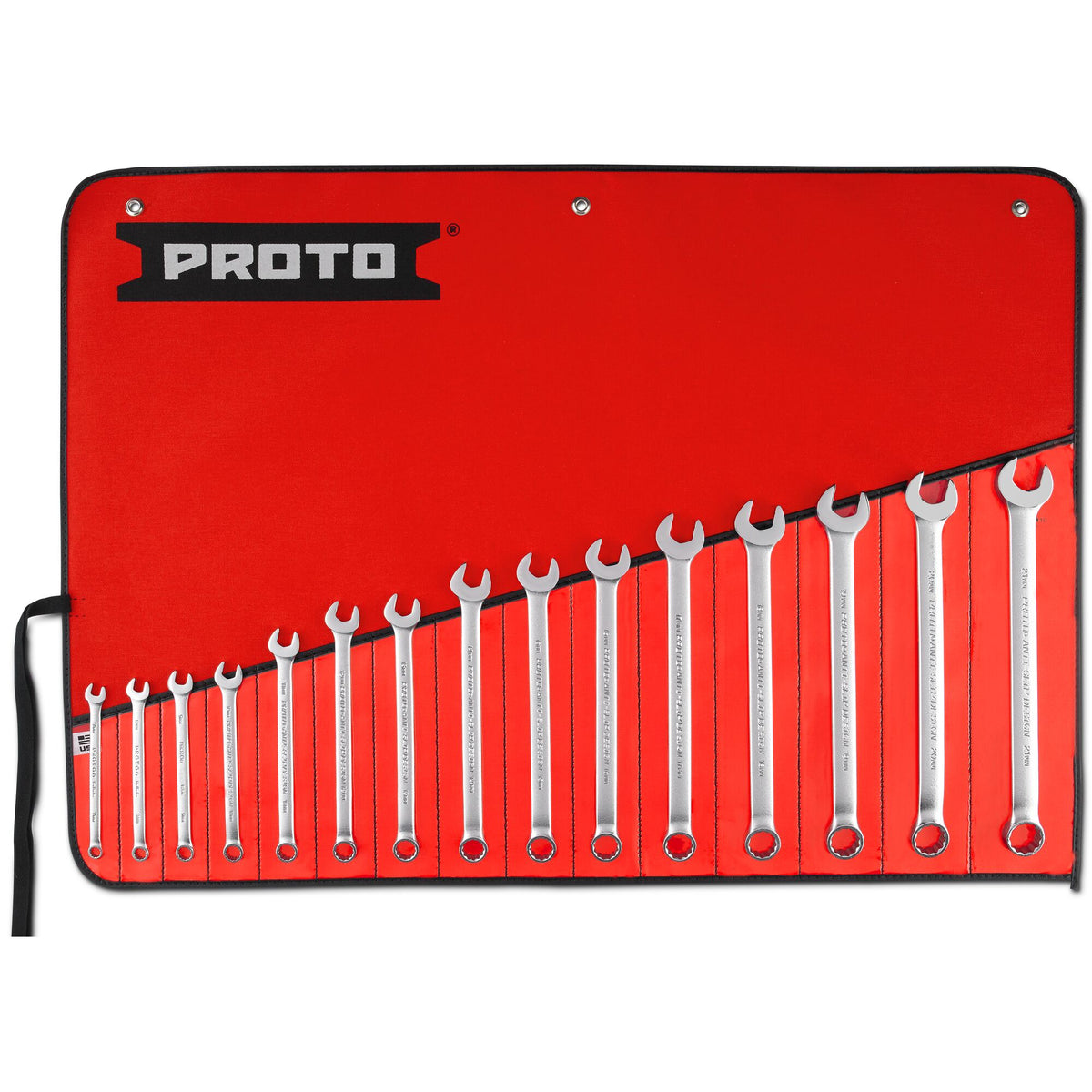 Jeu de 15 clés mixtes métriques 12 pans Proto J1200F-MASD, 7 à 21 mm