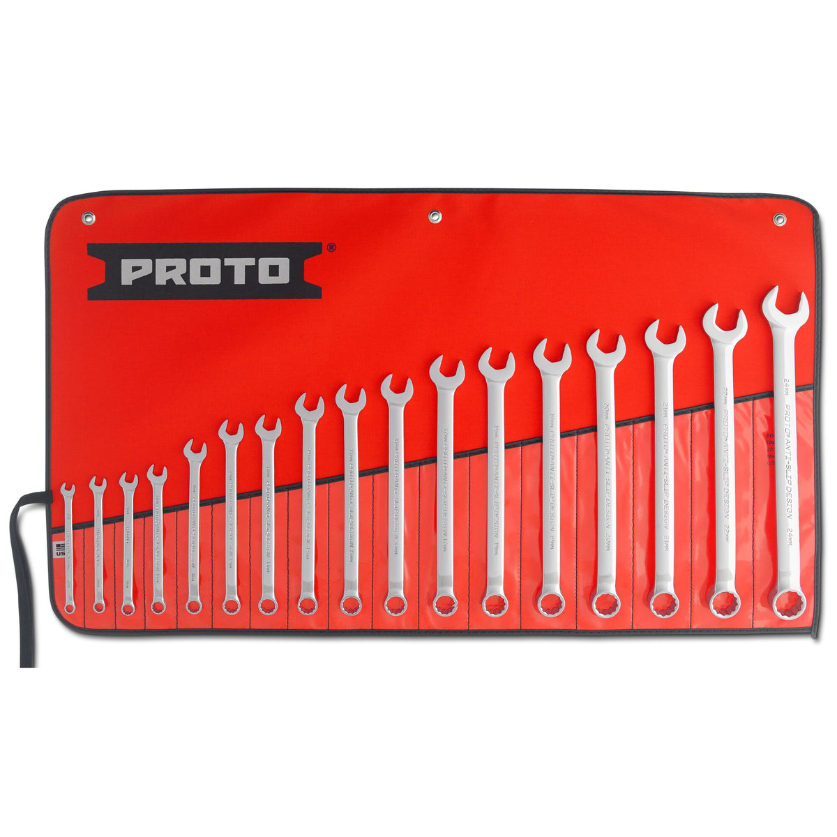 Jeu de 17 clés mixtes métriques 12 pans Proto J1200RM-T500