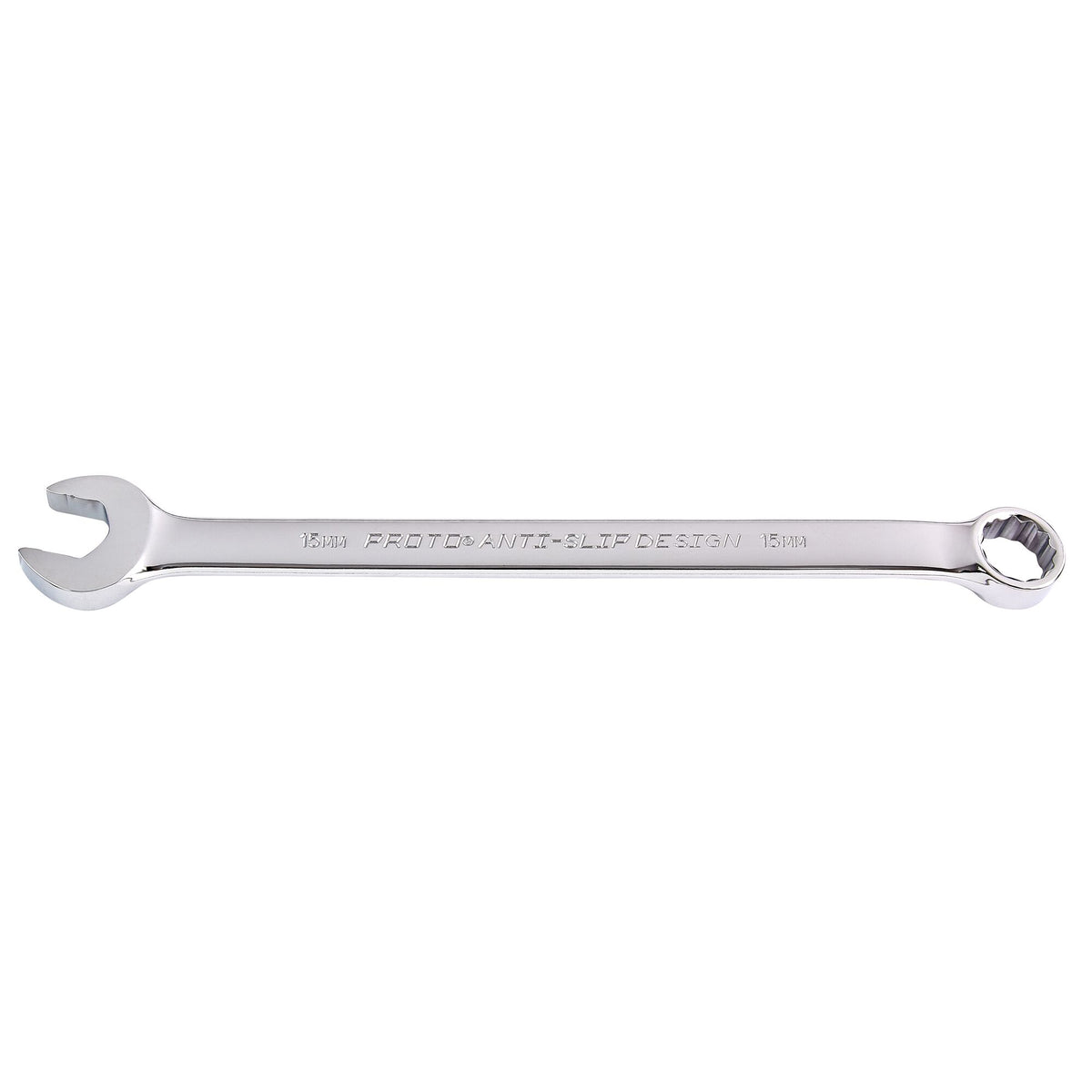 Clé mixte métrique polie 12 pans Proto J1215M-T500, 15 mm