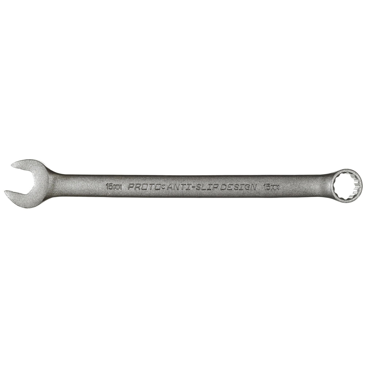 Clé mixte à 12 pans oxydée noire Proto J1215MBASD, 15 mm