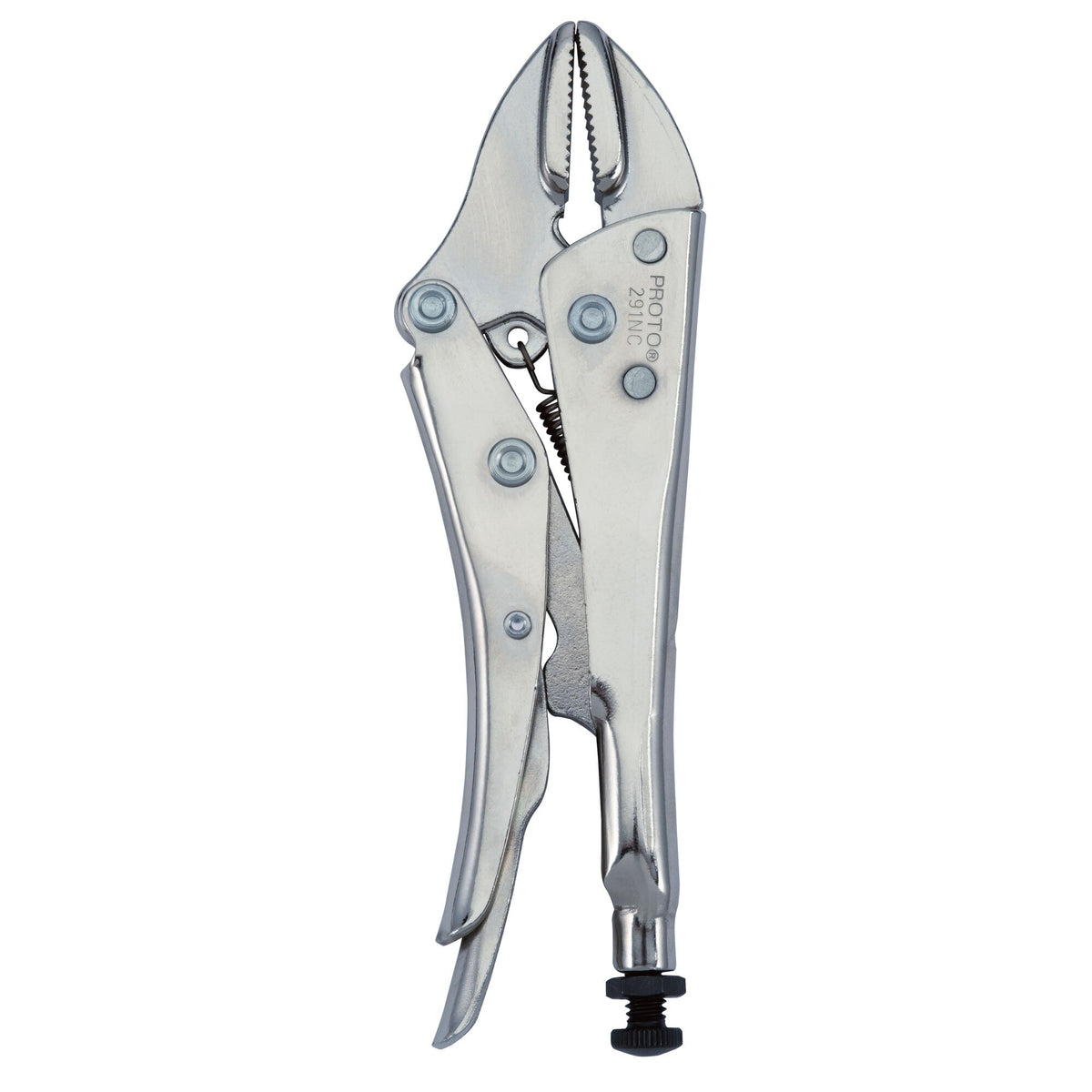 Pince-étau à mâchoires droites nickel-chrome Proto J291NC, 7-15/32 po