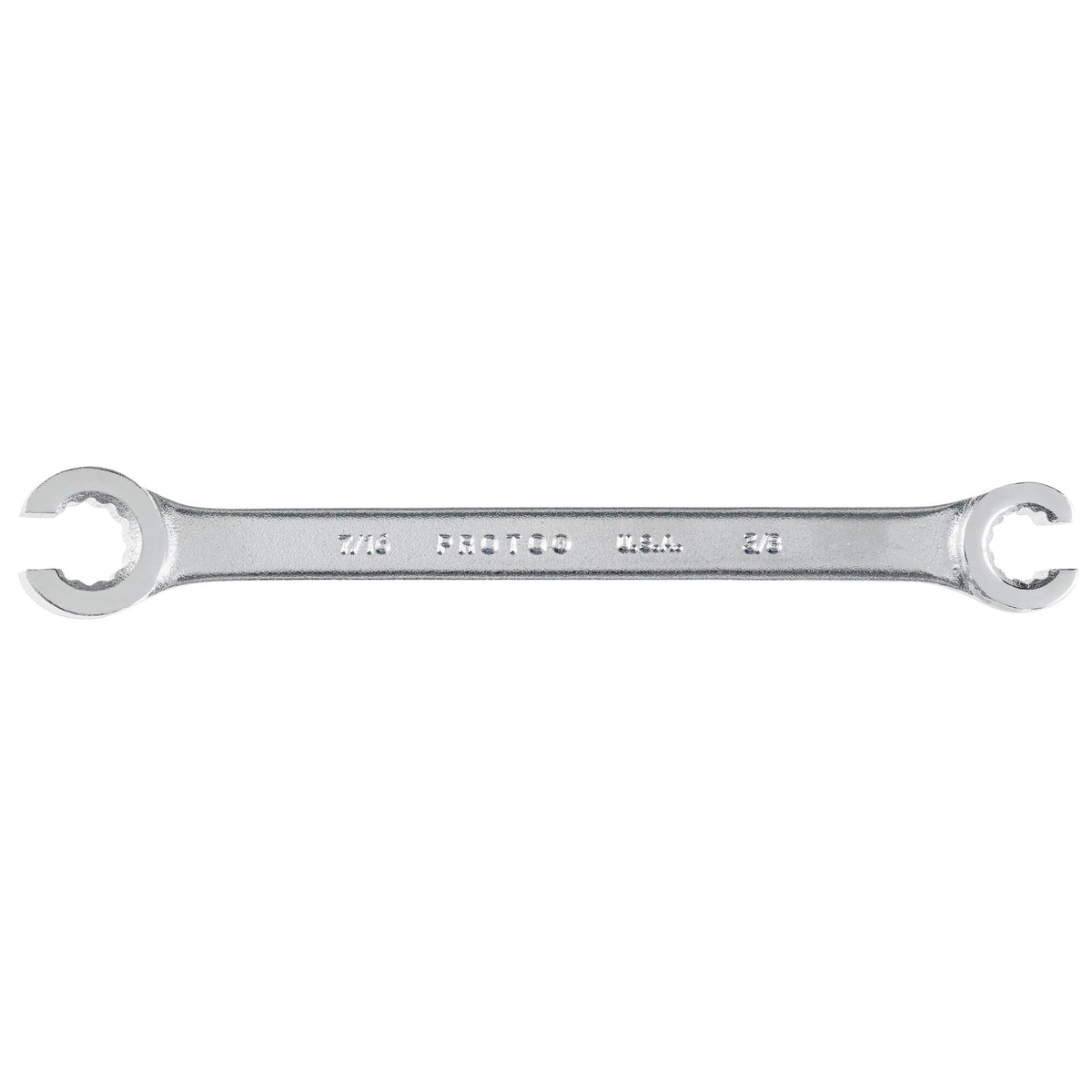Clé double pour écrous évasés à 12 pans, finition satinée Proto J3764T, 3/8 po x 7/16 po