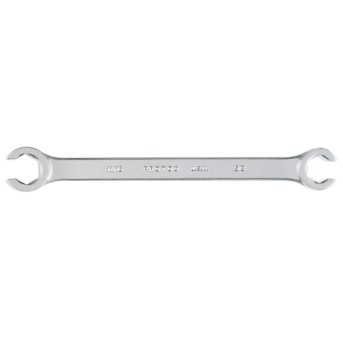 Clé double pour écrous évasés Proto J3772, 5/8 po x 11/16 po, 6 pans, finition satinée