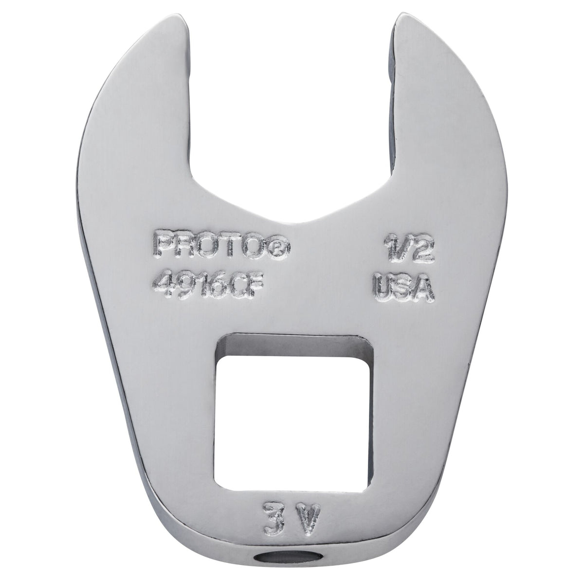 Clé crowfoot Proto J4916CF, entraînement 3/8 po, ouverture 1/2 po, poli intégral