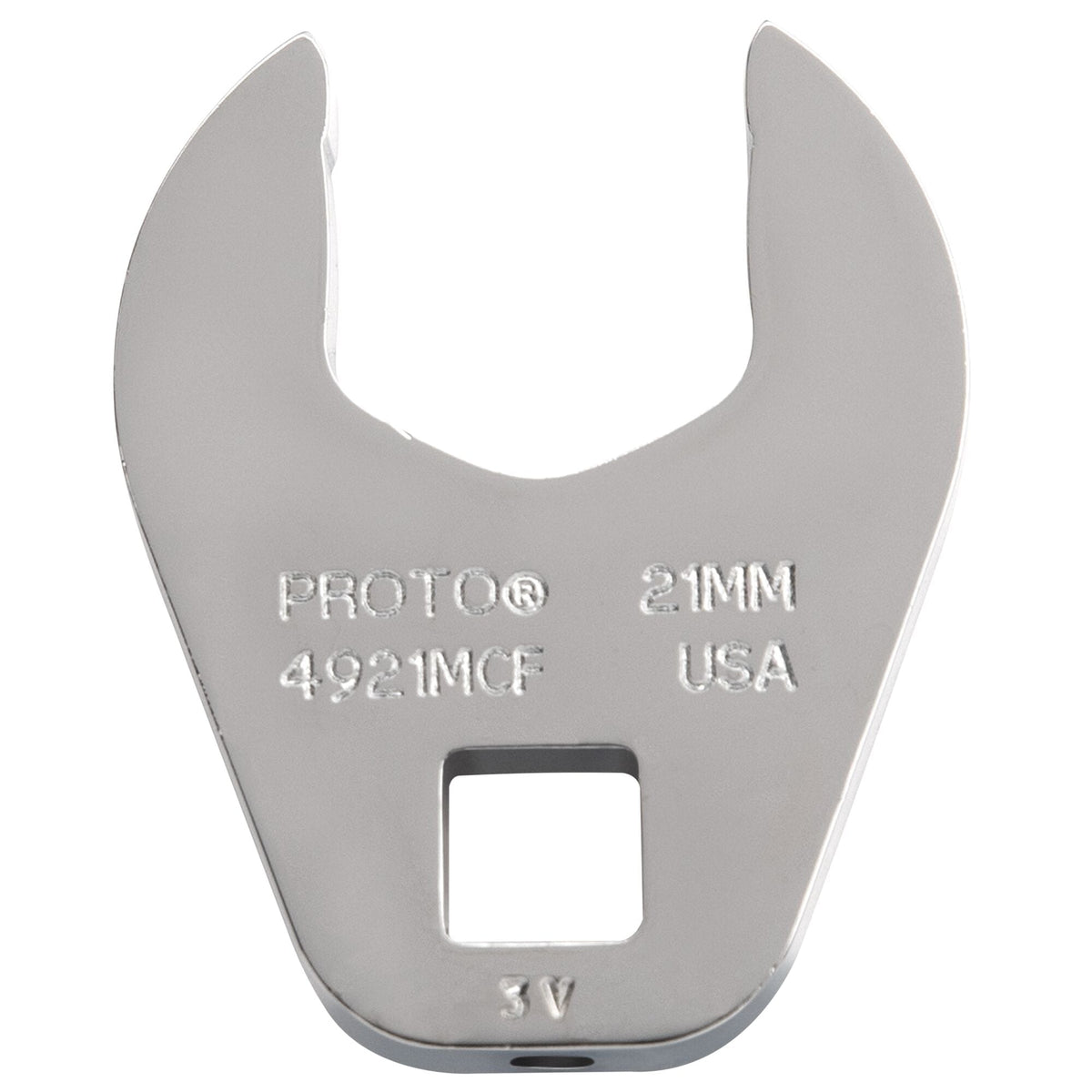 Clé crowfoot à fourche Proto J4921MCF, entraînement 3/8 po, 21 mm, poli intégral