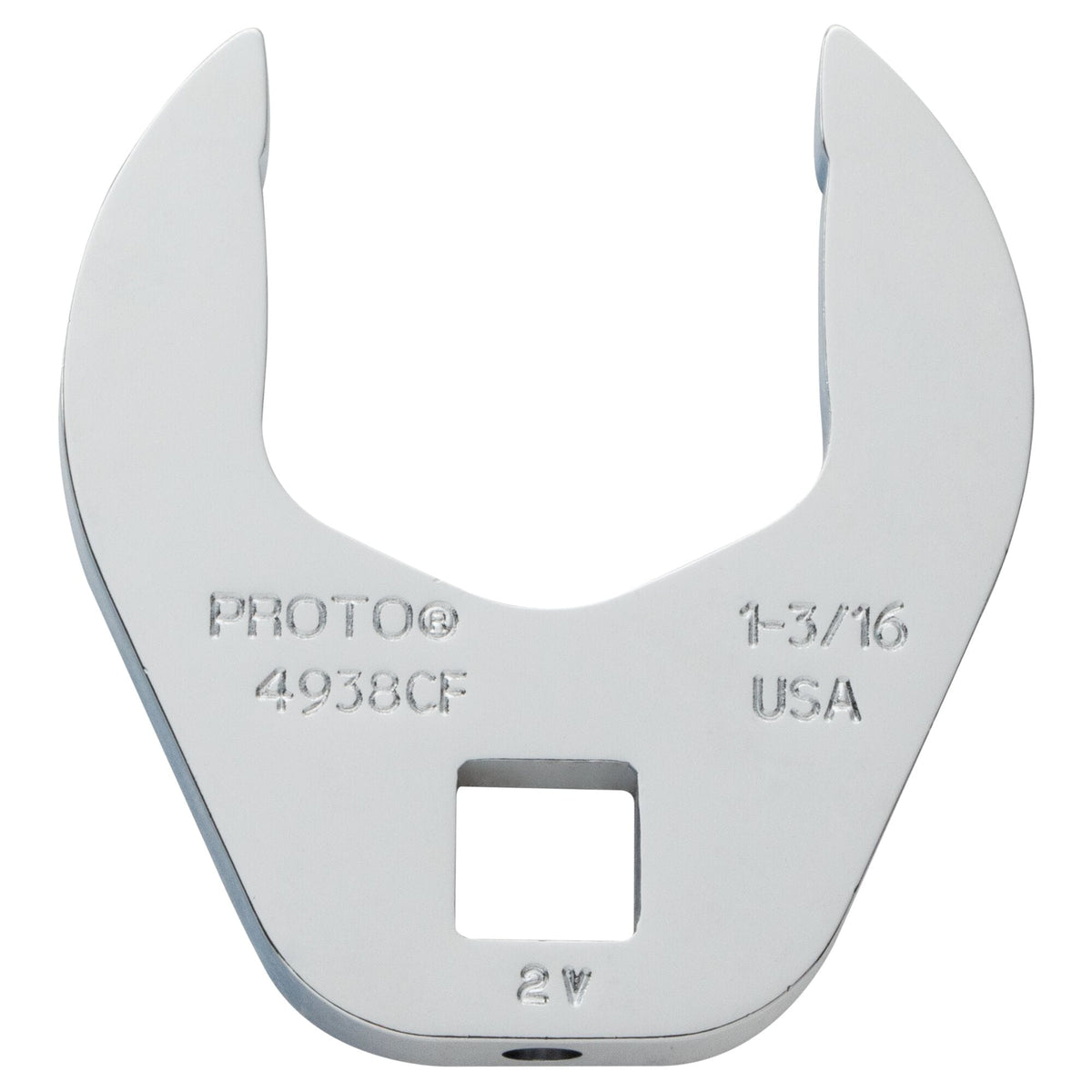 Clé à fourche à carré (crowfoot) polie intégrale Proto J4938CF, carré 3/8 po, 1-3/16 po
