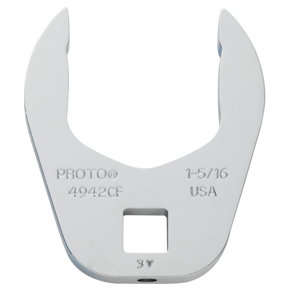 Clé à fourche à carré (crowfoot) polie intégrale Proto J4942CF, carré 3/8 po, 1-5/16 po