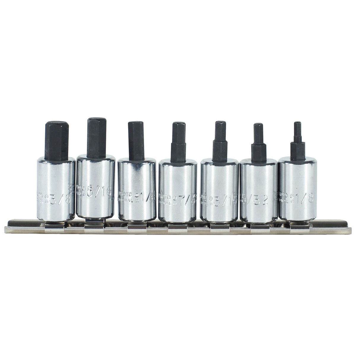Jeu de douilles courtes à embout hexagonal Proto J4990-7ST, 3/8 po, 7 pièces