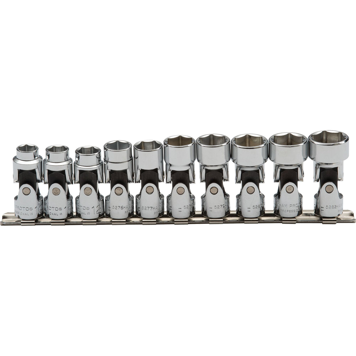 Jeu de douilles articulées métriques à 6 pans Proto J52201, entraînement 3/8 po, 10 pièces