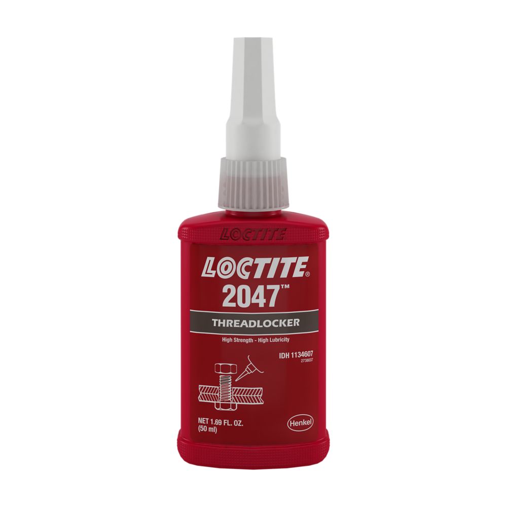 Frein-filet Loctite 2047 haute résistance et haute lubricité, noir, bouteille de 50 mL