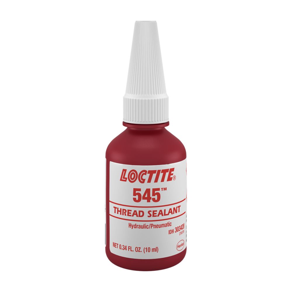 Scellant pour filets hydrauliques et pneumatiques Loctite 545, violet, flacon de 10 mL