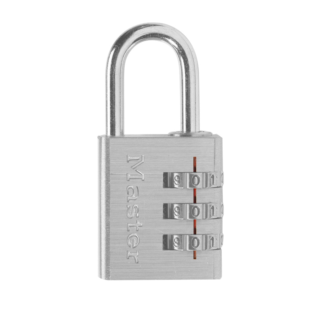 Cadenas à combinaison Master Lock 630D, 3 chiffres modifiables, corps métallique 30 mm