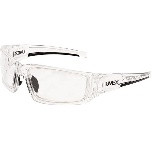 Lunettes de sécurité Uvex Hypershock S2970HS, monture transparente Clear Ice, lentille claire antibuée, Z87+/Z94.3