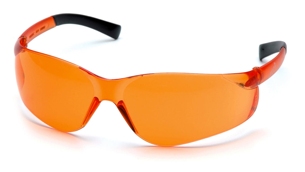 Lunettes de sécurité sans monture Pyramex Ztek S2540S, verres orange, polycarbonate, 1 paire