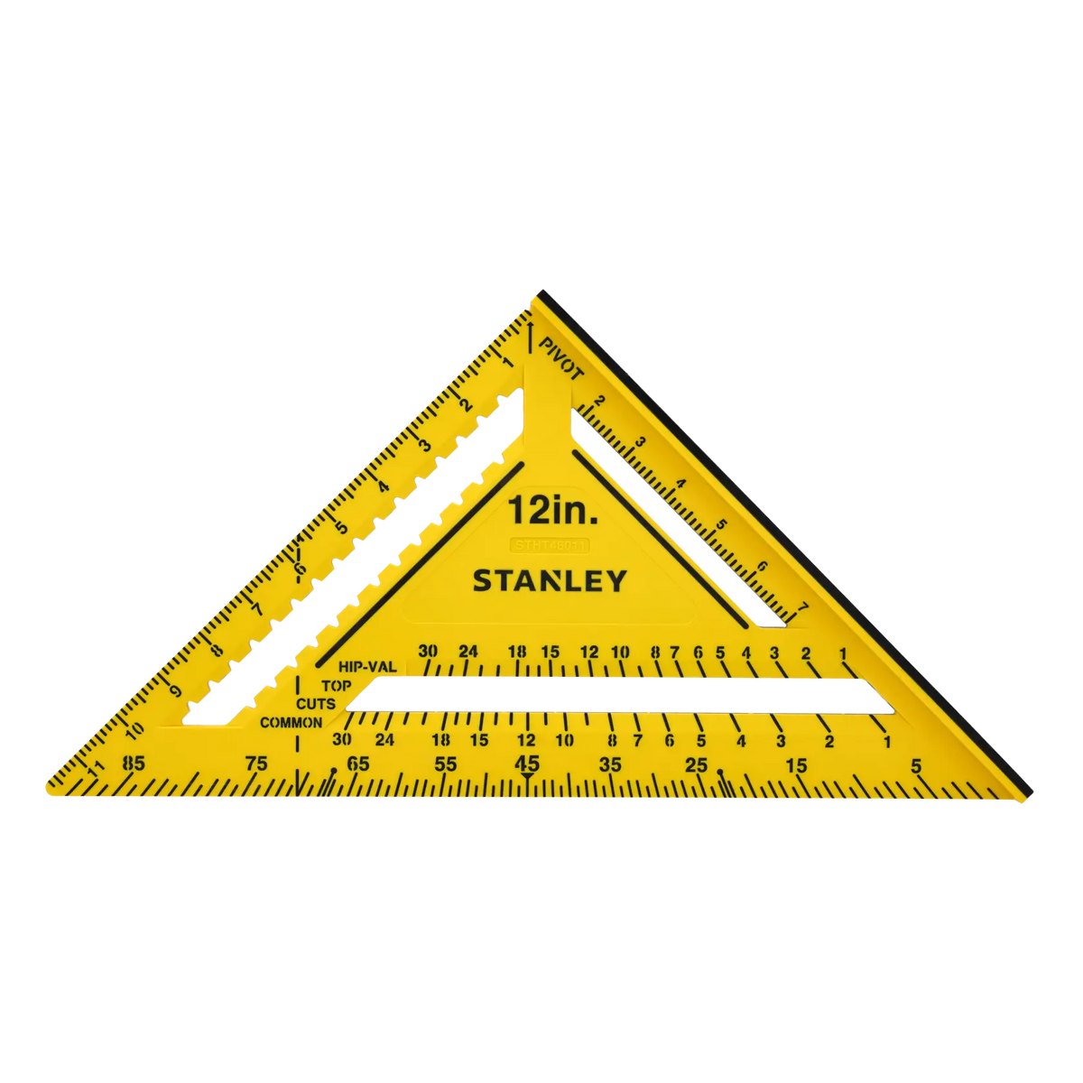 Équerre rapide bicolore Stanley STHT46011 de 300 mm (12 po), corps en ABS, graduations enveloppantes