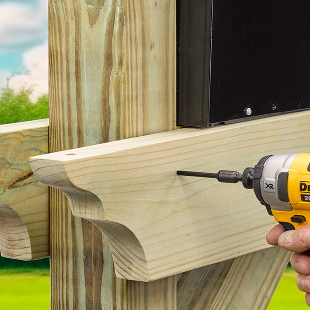 Vis à bois structurale FastenMaster TimberLOK 6 pouces, 50 pièces