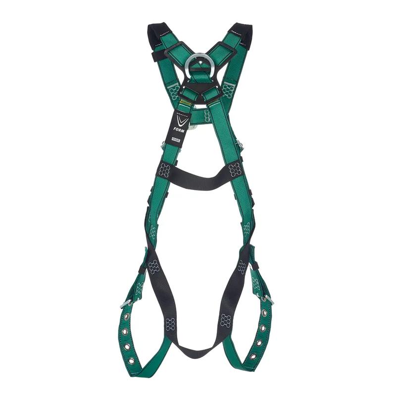 Harnais complet MSA 10197160, taille très grand (XL), D-ring dorsal, vert