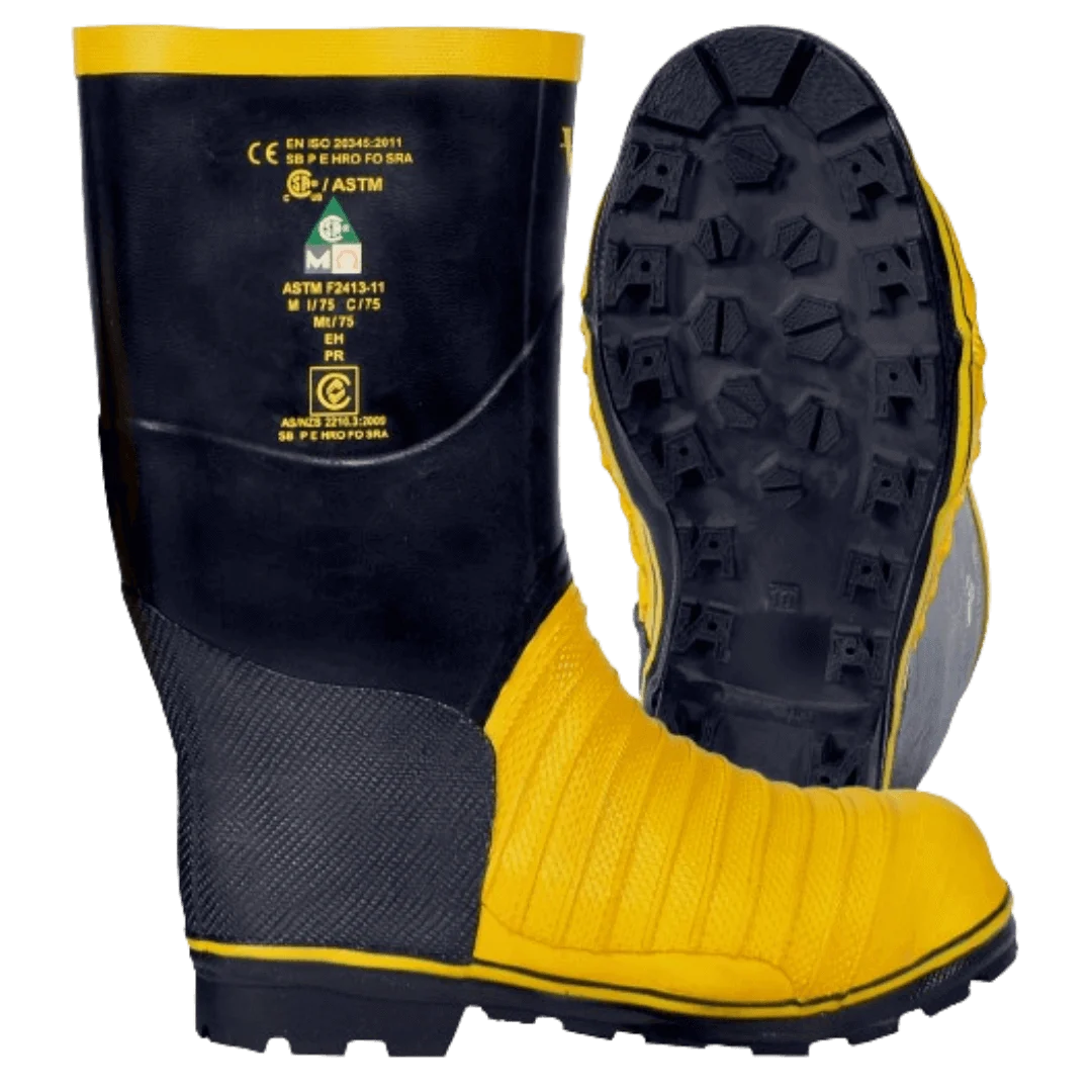 Botte de travail en caoutchouc Viking VW49, 14 po, embout et plaque en acier, protection métatarsienne
