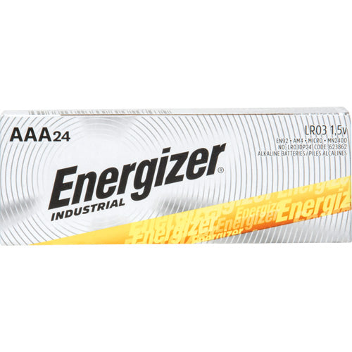 Piles alcalines Energizer EN92, AAA, 1,5 V, boîte de 24 piles