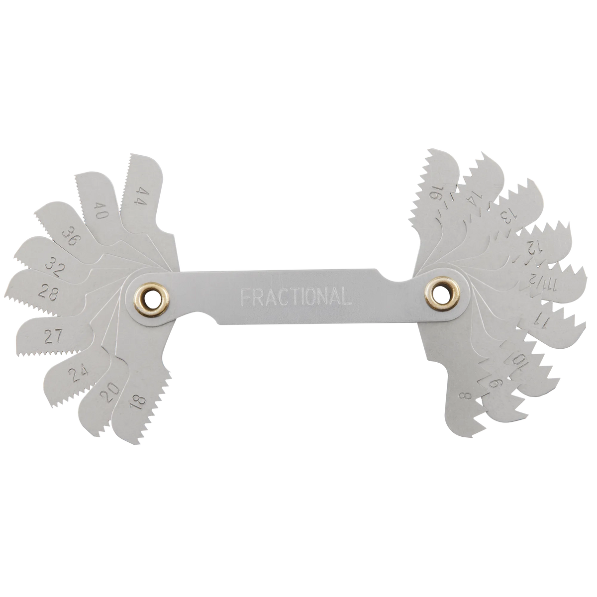 Jauge de filetage en pouces Milwaukee 49-57-5011, 8 à 44 filets par pouce