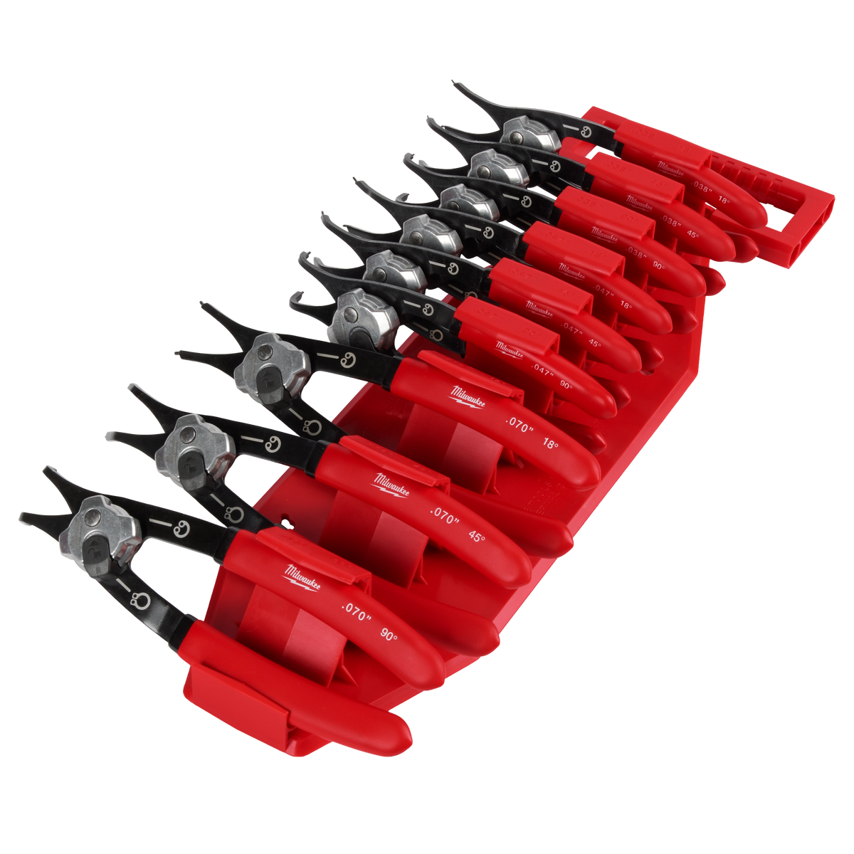 Jeu de 9 pinces convertibles pour anneaux élastiques Milwaukee 48-22-6539