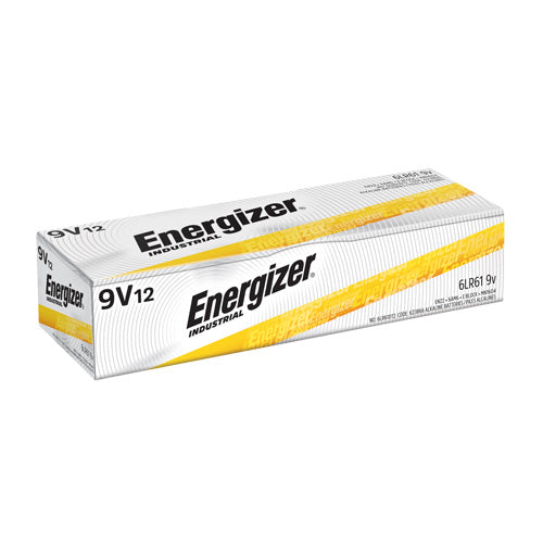 Piles alcalines Energizer EN22, 9 V, boîte de 12 piles