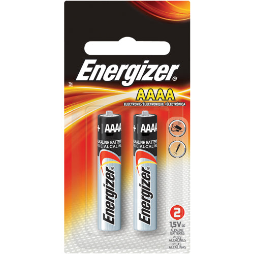 Piles alcalines Energizer E96BP2, AAAA, 1,5 V, paquet de 2 piles