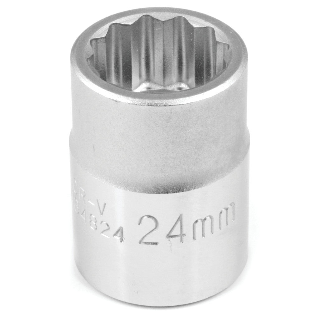 Douille 12 pans Performance Tool W34824, 24 mm, carré de 3/4 po