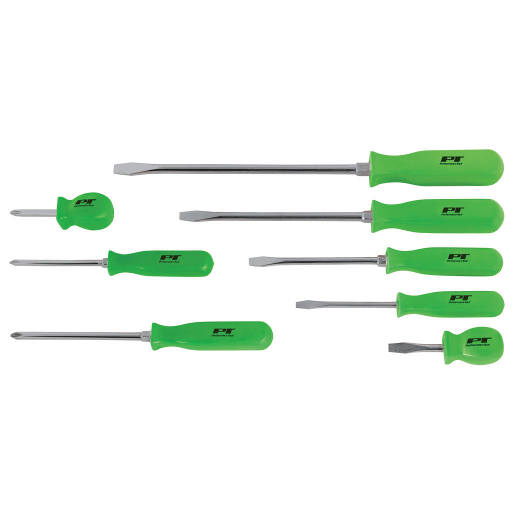 Jeu de 8 tournevis SAE Performance Tool W904GN