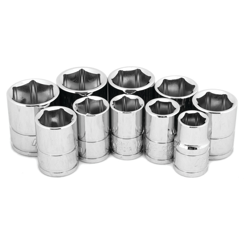 Jeu de 10 douilles métriques à carré de 3/8 po Performance Tool W38202