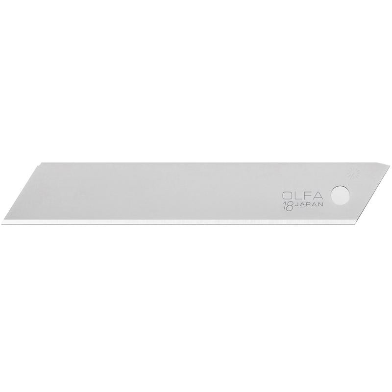 Lames pleines de 18 mm L-SOL-10B, lot de 10, Olfa