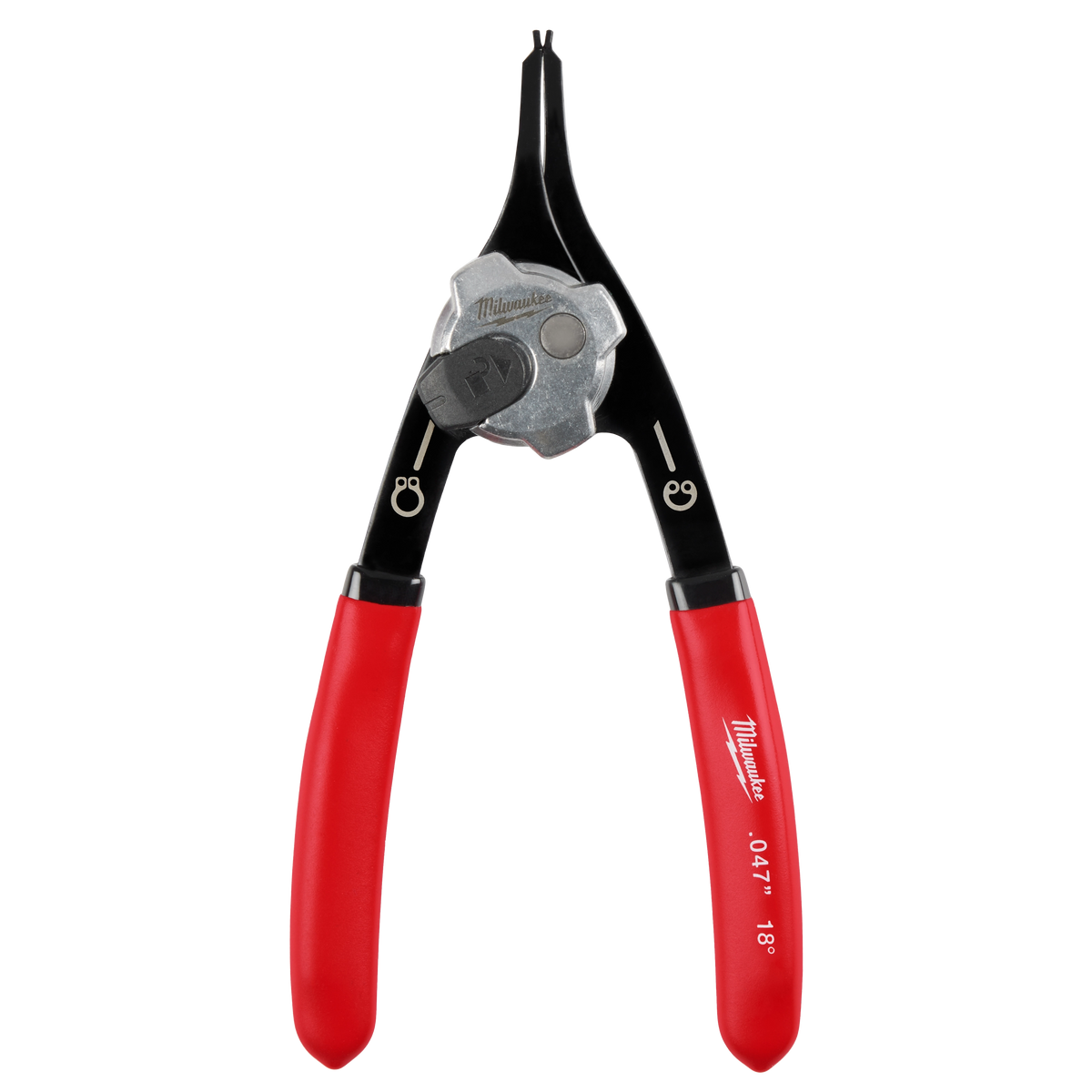 Pince à circlips convertible Milwaukee 48-22-6533, embouts .047 po à 18°