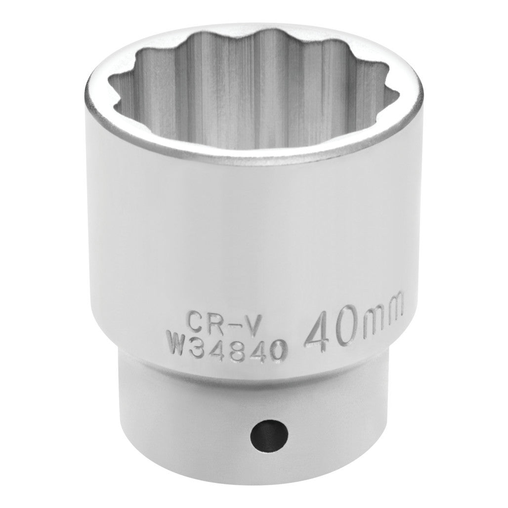 Douille Performance Tool W34840, entraînement 3/4 po, 40 mm, 12 pans