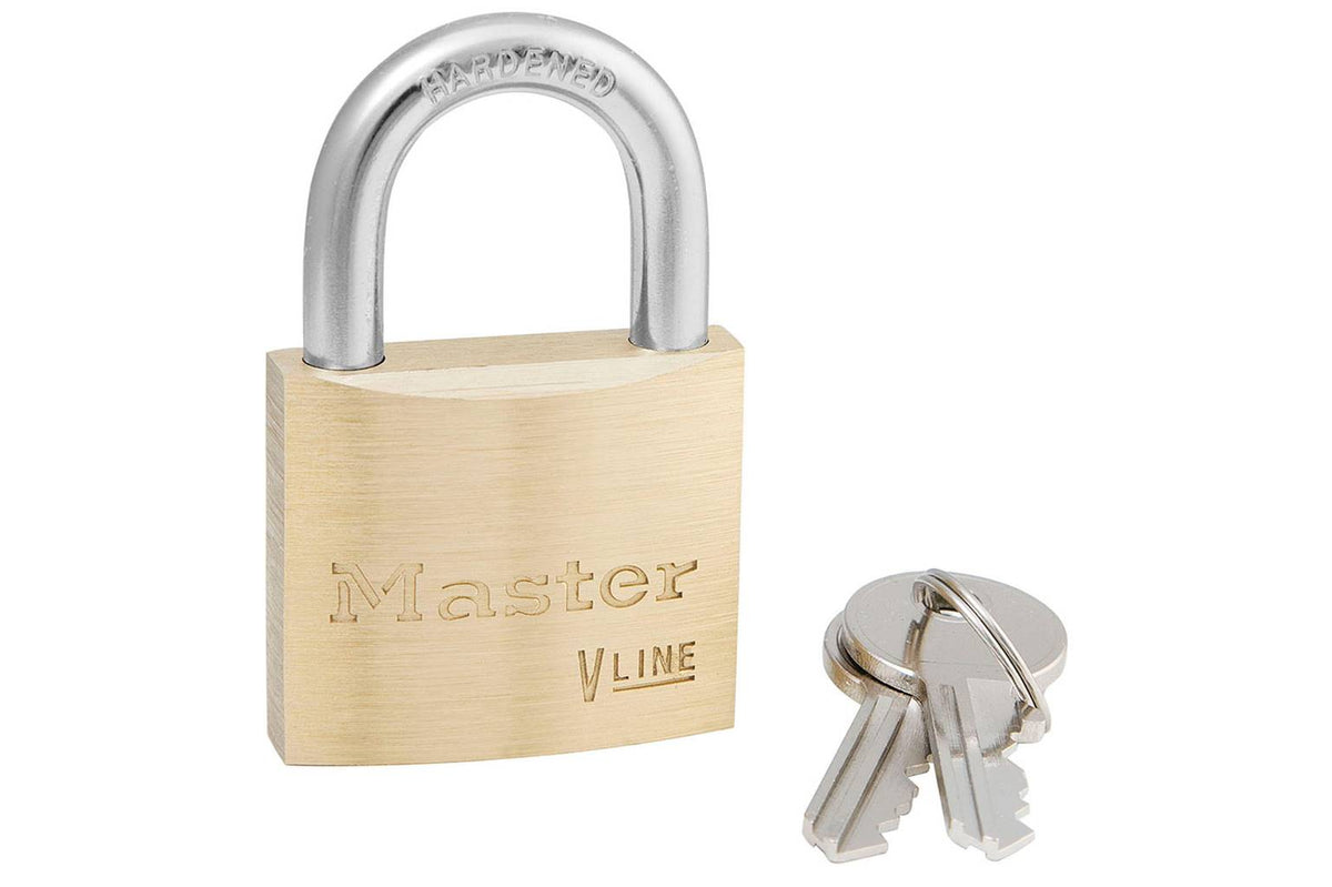 Cadenas Master Lock 4140 en laiton massif, corps 38 mm (1-1/2 po), 4 goupilles, clé unique