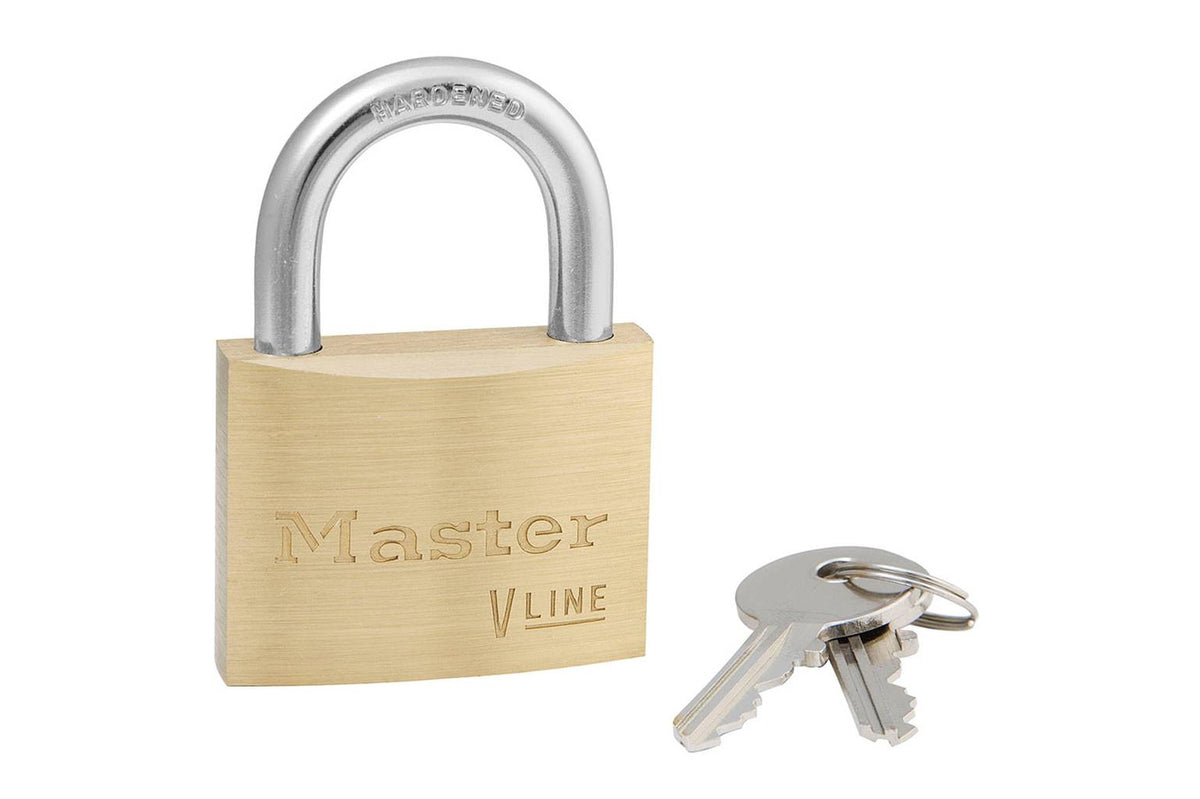 Cadenas Master Lock 4150 en laiton massif, corps 48 mm (1-7/8 po), 5 goupilles, clé unique