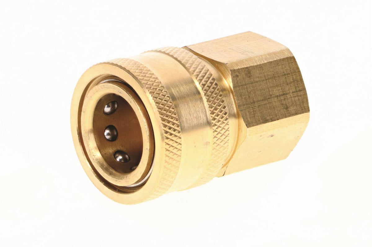 Raccord rapide en laiton, filetage femelle NPT 1/2 po, 1 pièce