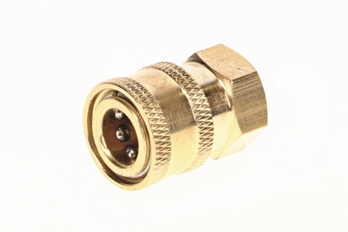 Raccord rapide en laiton, filetage femelle NPT 1/4 po, 1 pièce