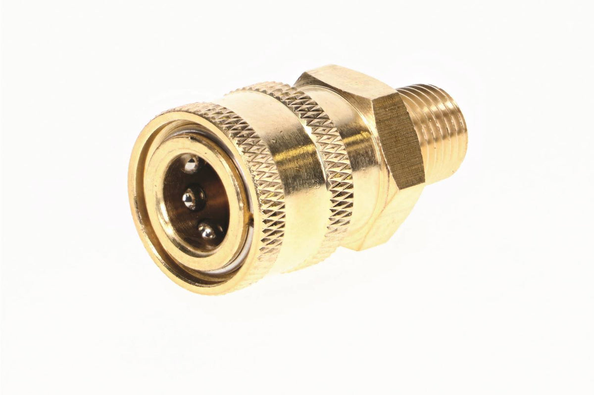Raccord rapide en laiton, filetage mâle NPT 1/4 po, 1 pièce