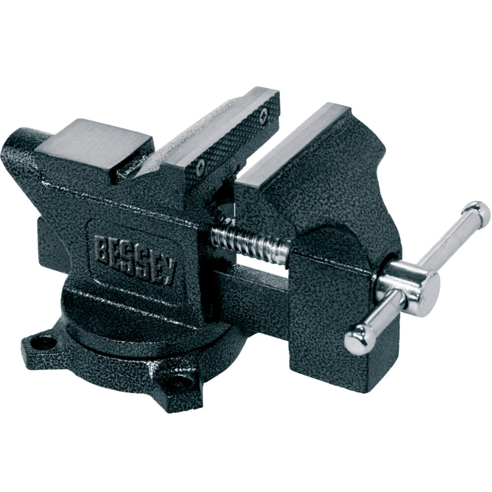 Étau d’établi léger Bessey BV-HW45, base pivotante 270°, fonte grise, capacité tuyau 25 mm