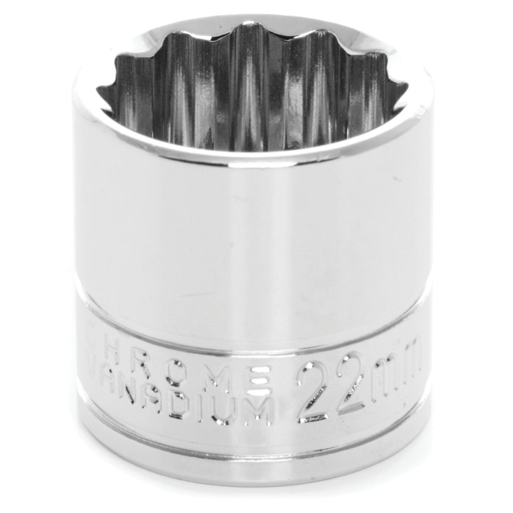 Douille Performance Tool W38822, entraînement 3/8 po, 22 mm, 12 pans