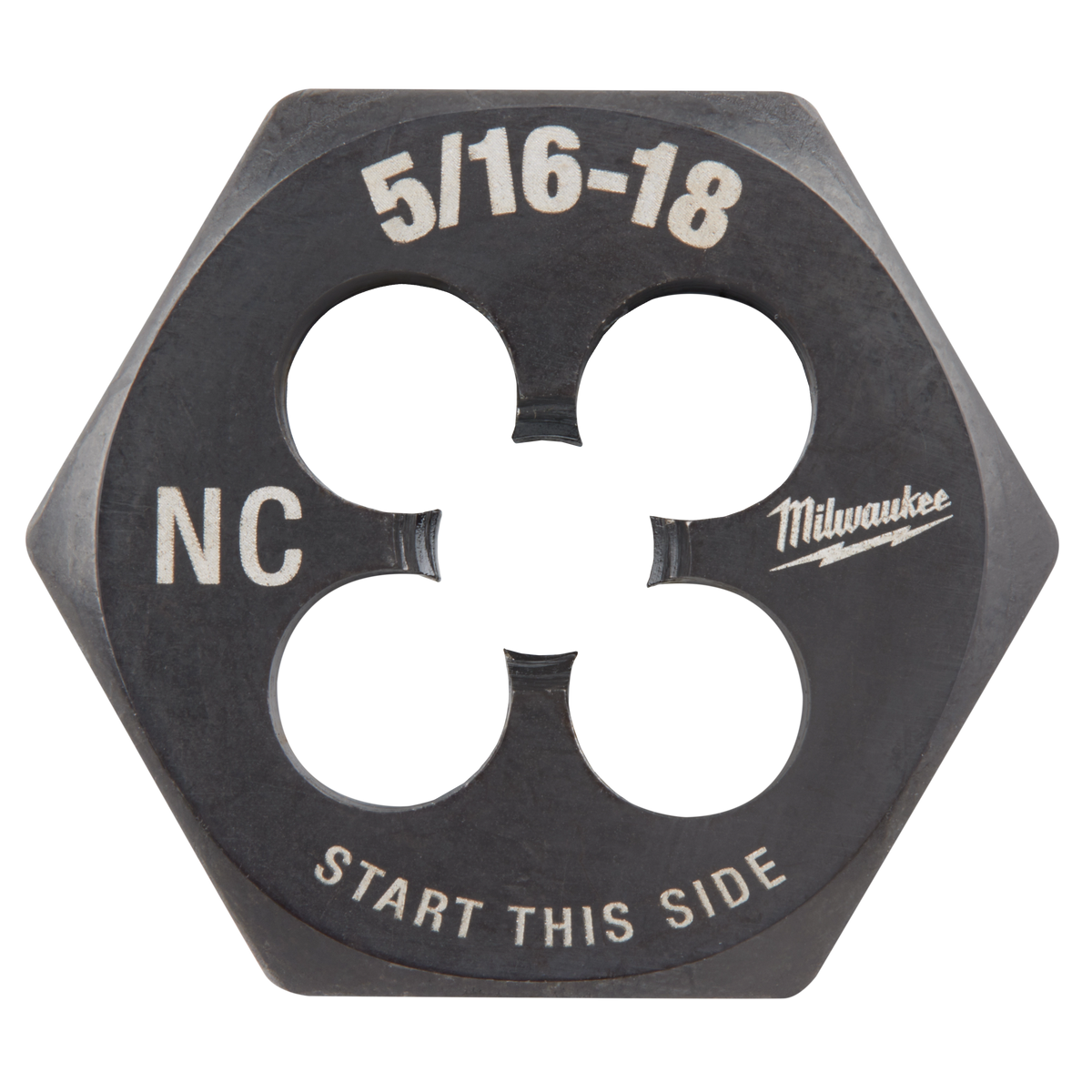 Filière hexagonale Milwaukee 49-57-5342, 5/16-18 NC, hexagone 1 po