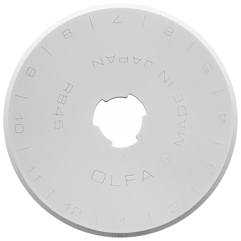 Lame rotative en acier au tungstène 45 mm, 1 lame, OLFA RB45-1
