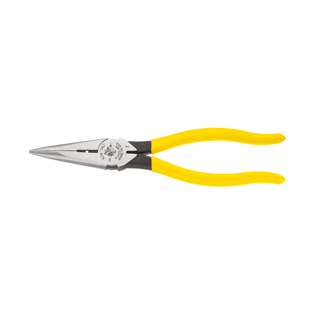 Pince à bec long coupante et dénudante Klein Tools D203-8N, 8 po