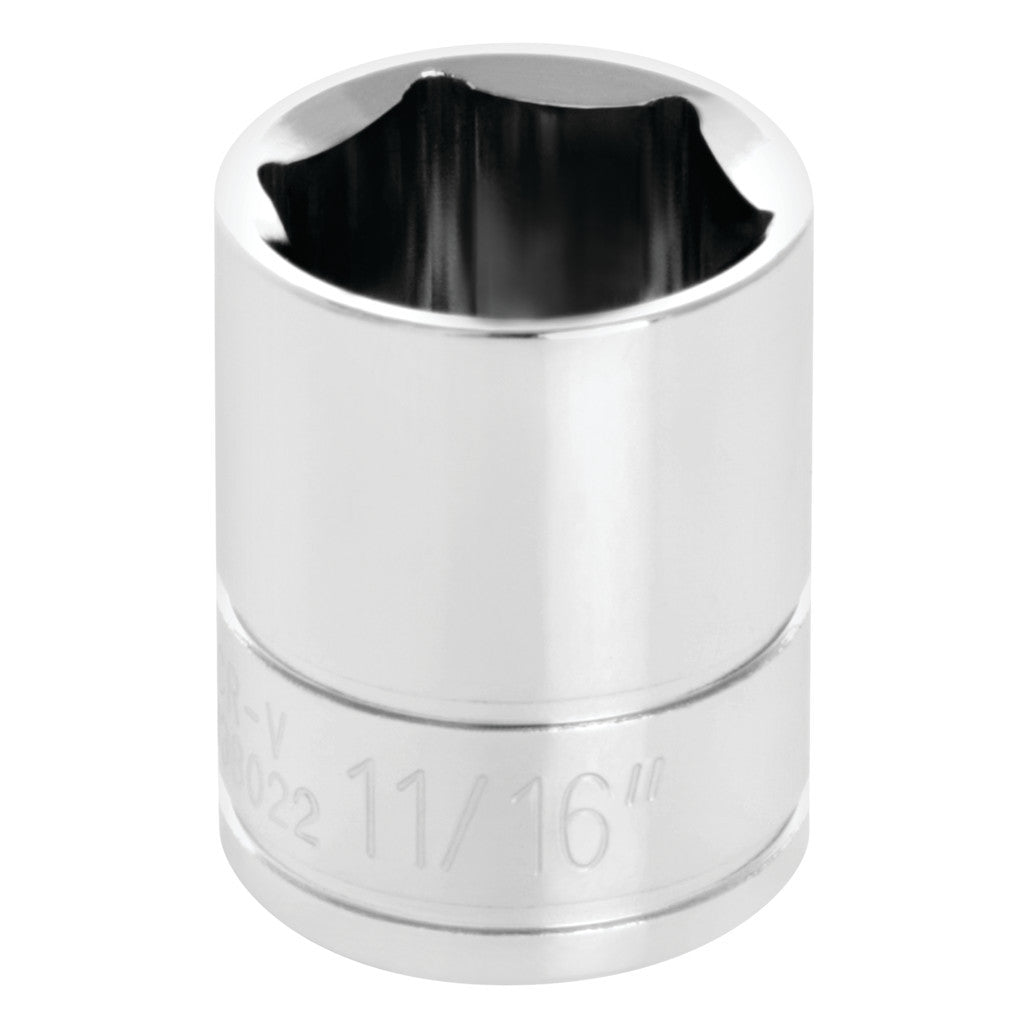 Douille Performance Tool W38022, entraînement 3/8 po, 11/16 po, 6 pans