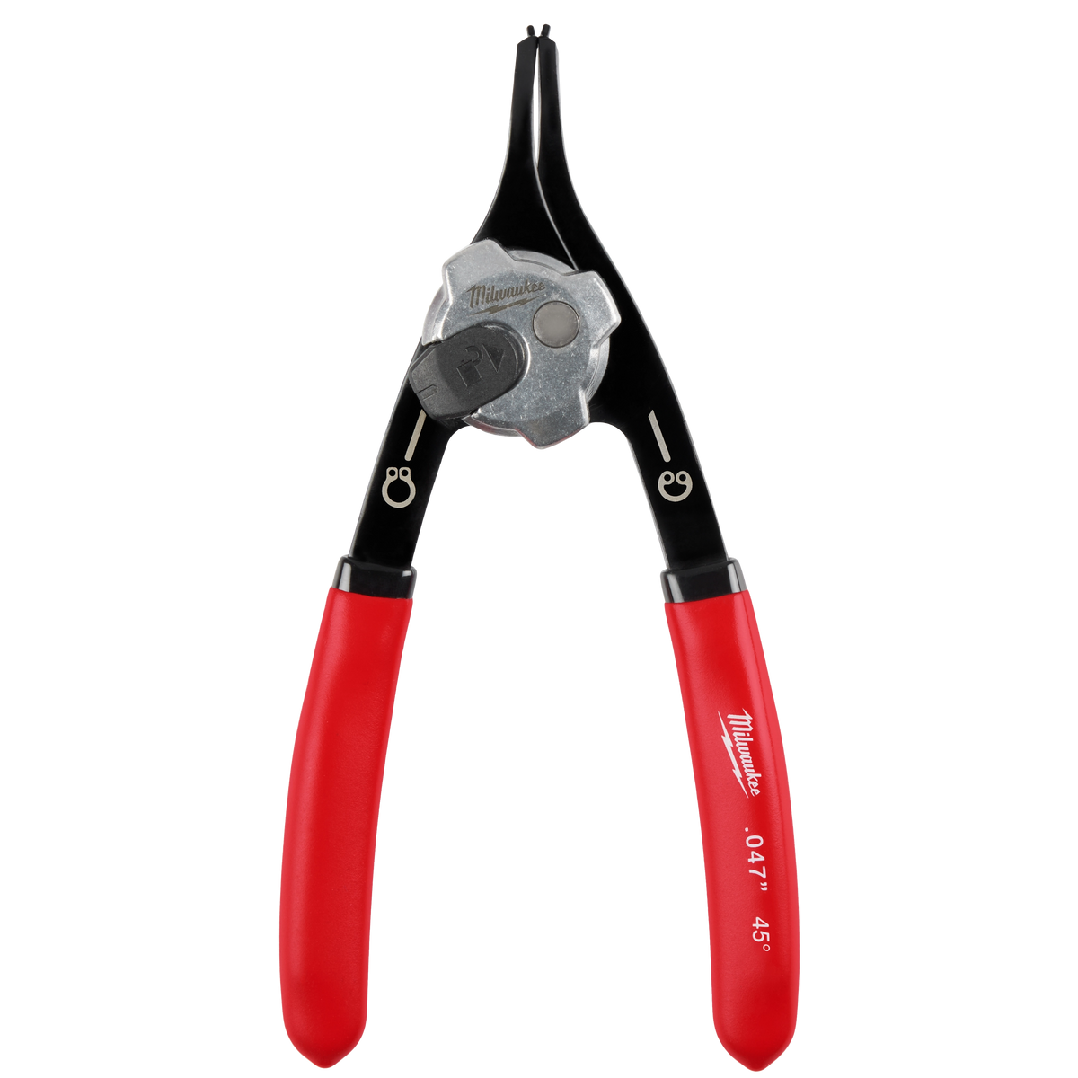 Pince à circlips convertible Milwaukee 48-22-6534, embouts .047 po à 45°