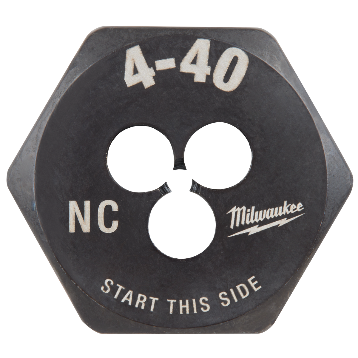 Filière hexagonale Milwaukee 49-57-5308, 4-40 NC, hexagone 1 po