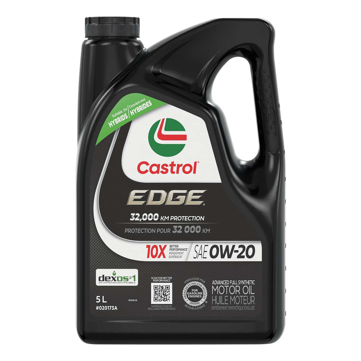 Huile moteur Castrol EDGE 0W-20 – 5 L