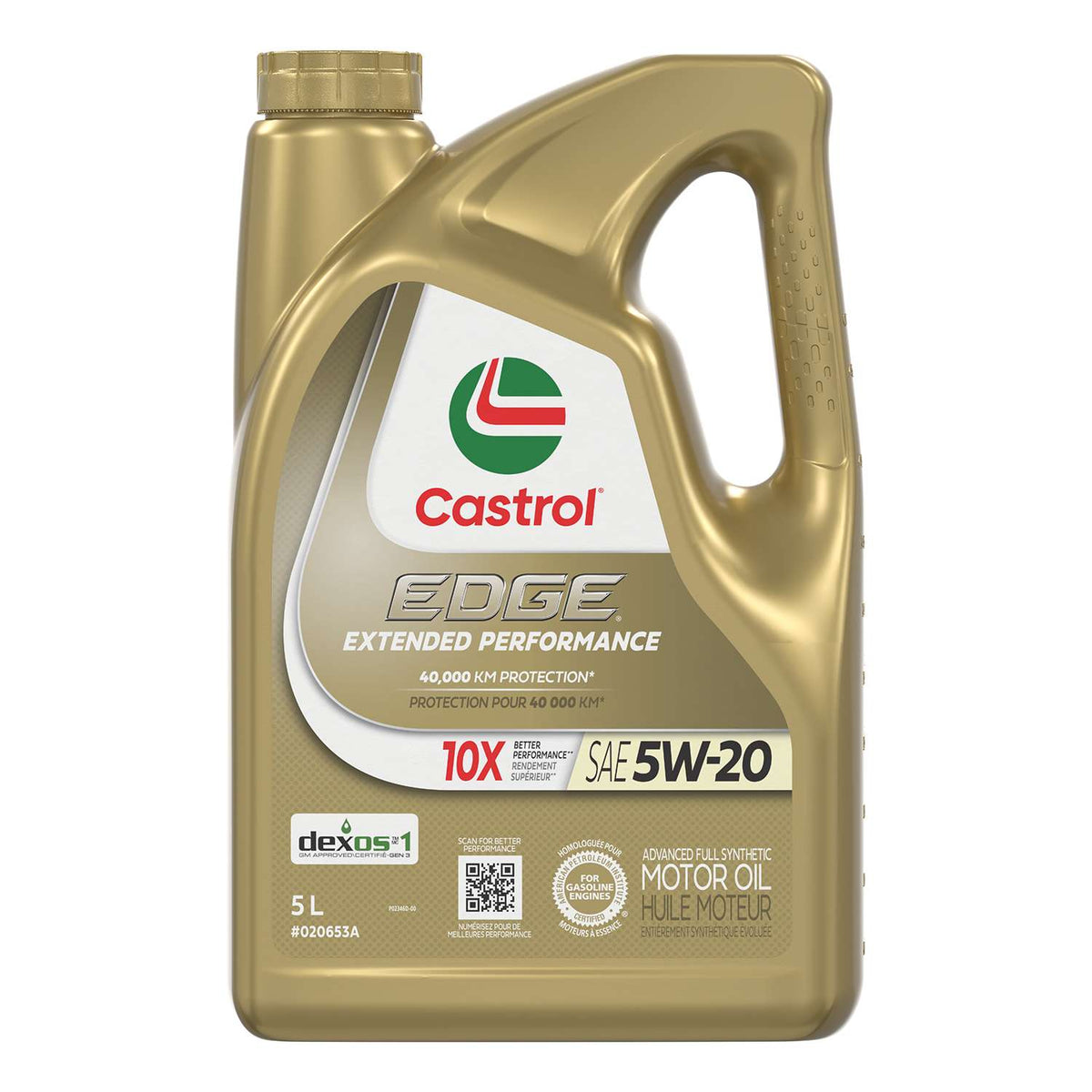 Huile moteur Castrol EDGE Extended Performance 5W-20 – 5 L