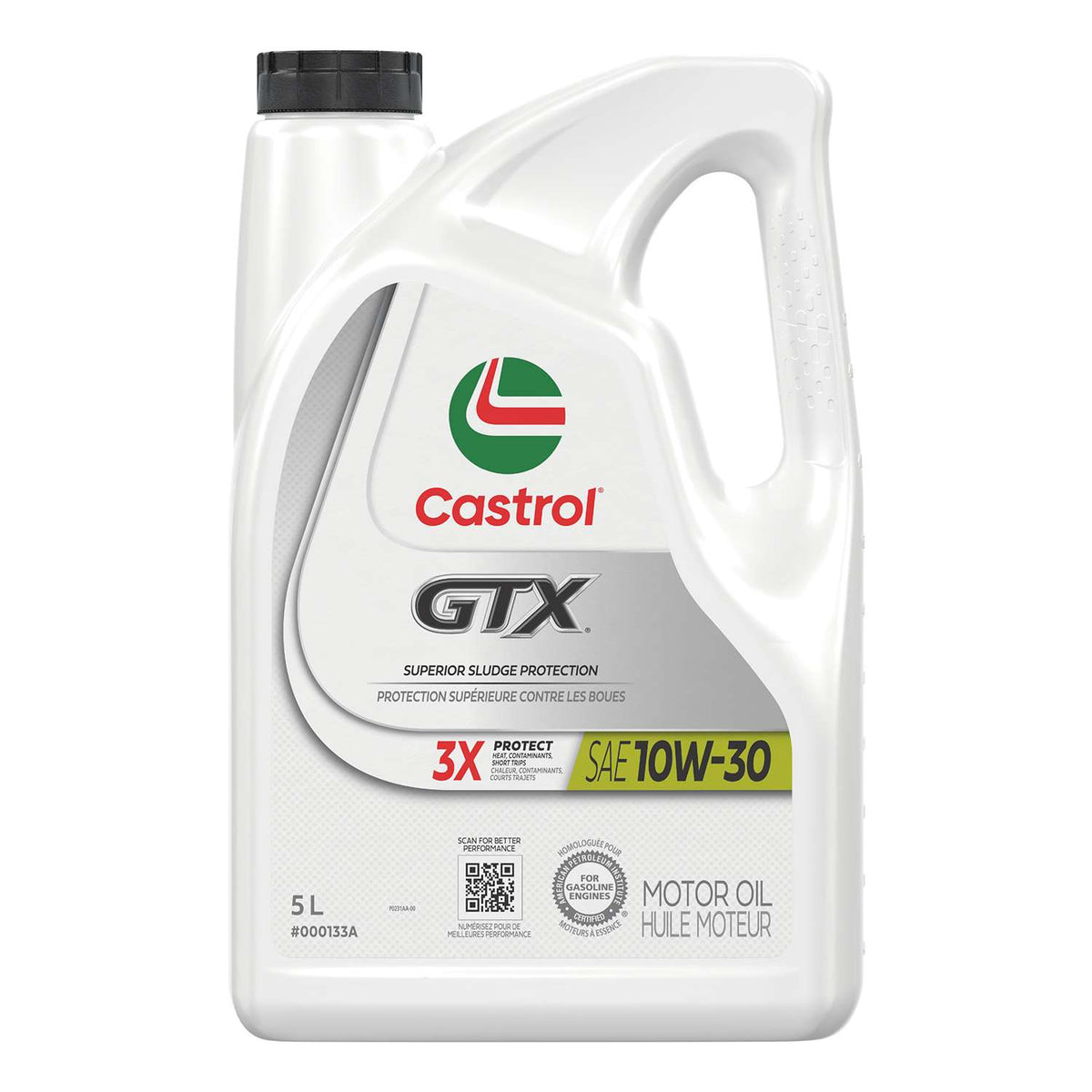 Huile moteur Castrol GTX 10W-30 – 5 L