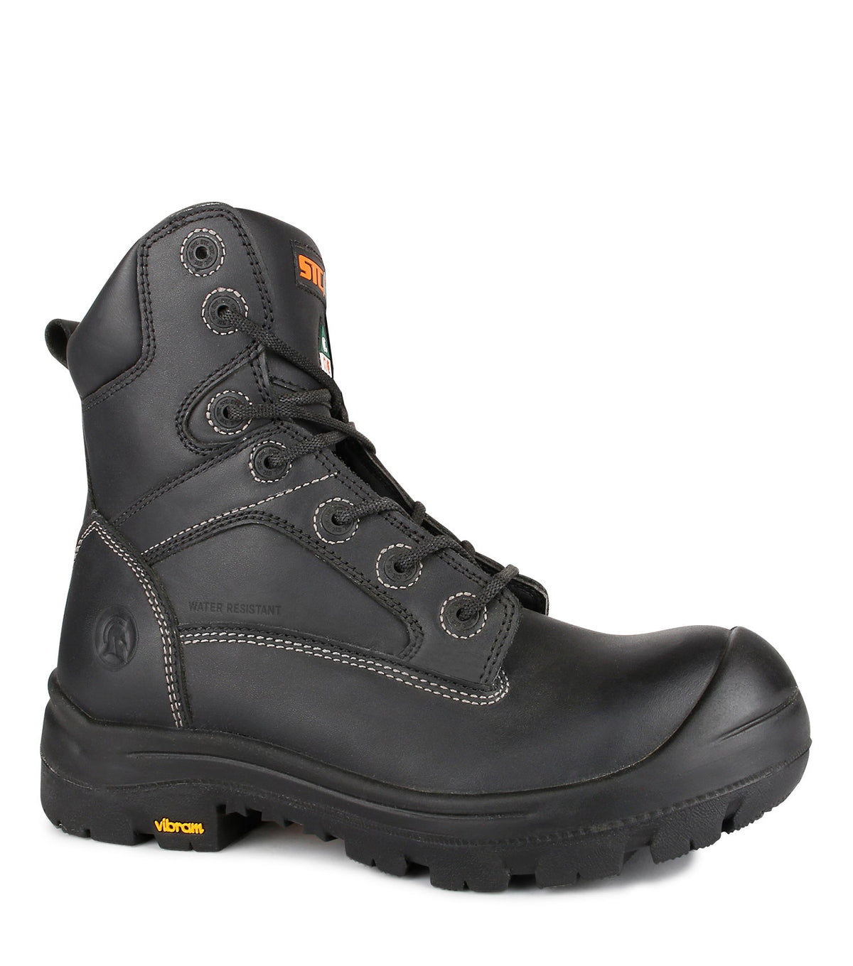 Bottes de travail STC S21991 Morgan, 8 po, embout composite, sans métal, noir